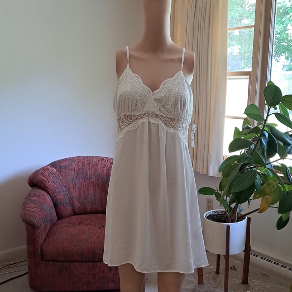 INC International Concepts Other - INC Elegant White Lace Trim Nightgown